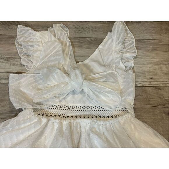 Ladies White beach dress size S - Picture 11 of 12